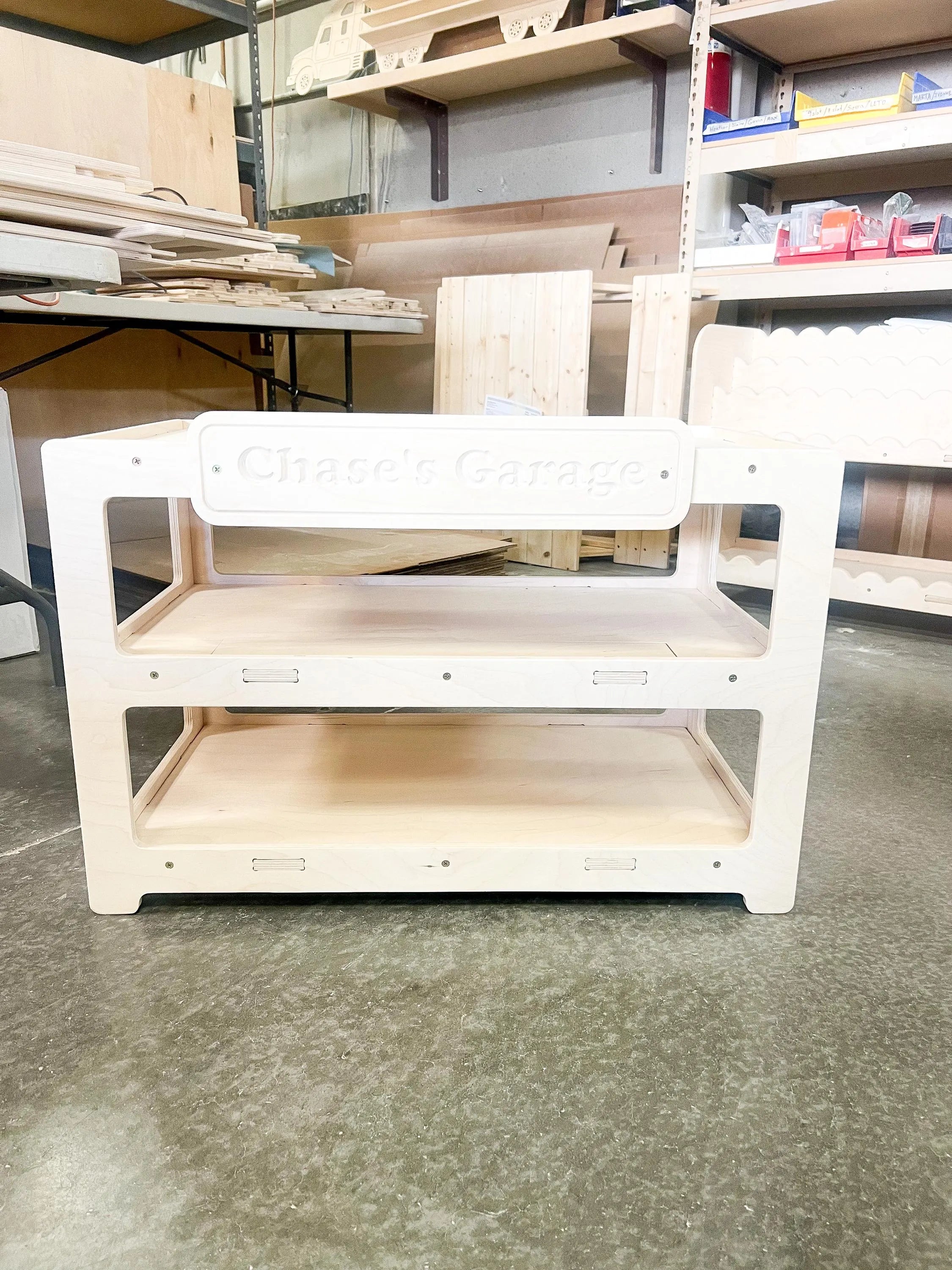 CADEN- Toy Car Ramp + Storage