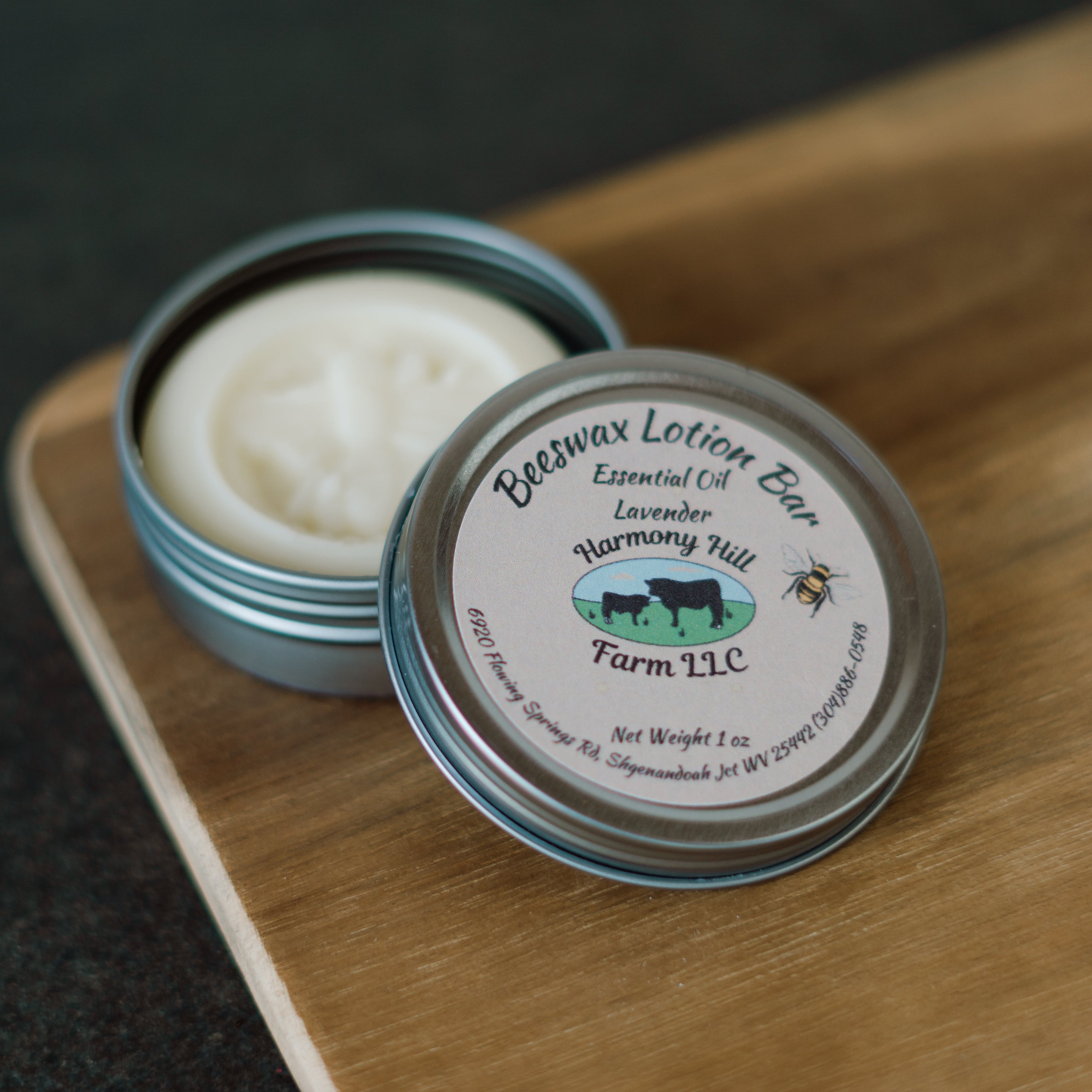 Beeswax Lotion Bar made with Essential Oils
